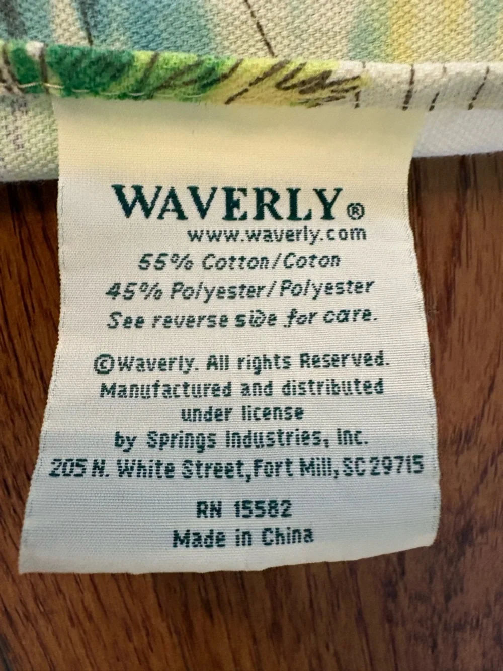 Waverly Tropical Shower Curtain 70x70 Boats Hibiscus Coastal